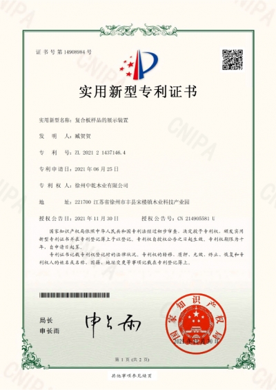 实用新型专利证书10